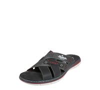 Rieker Mule anthracite / rouge / blanc, Taille 42