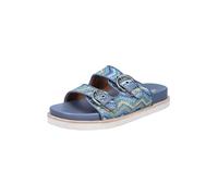 Rieker Mule azur / bleu ciel / kiwi / blanc cassé, Taille 41