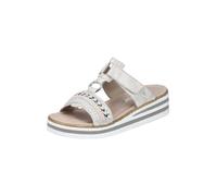 Rieker Mule beige clair / or / argent, Taille 37