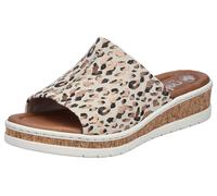 Rieker Mule beige / noir / blanc, Taille 41
