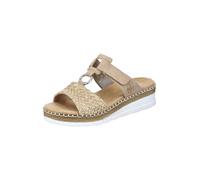 Rieker Femme V1243 Sandale, Beige, 39 EU
