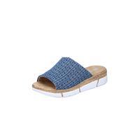 Rieker Mule bleu / blanc, Taille 40