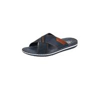 Rieker Mule bleu foncé / brocart, Taille 41