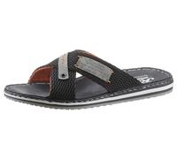 Rieker Mule bleu marine / gris clair / orange, Taille 43