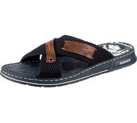 Rieker Mule bleu nuit / marron / noir / blanc, Taille 42