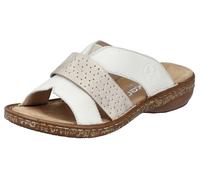 Rieker Mule champagne / marron / blanc, Taille 37