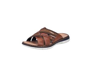Rieker Mule crème / marron / caramel, Taille 44