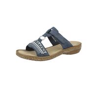 Rieker Mule crème / saphir / noir, Taille 42