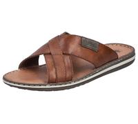 Rieker Mule marron / gris foncé / blanc, Taille 41