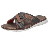 Rieker Mule marron / olive / blanc, Taille 45