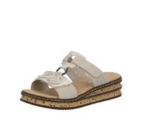 Rieker Mules pour femme 62936 Beige Taille 37 EU
