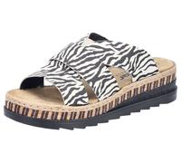 Rieker Mule noir / blanc, Taille 42