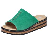 Rieker Mule noisette / émeraude / noir, Taille 40