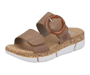 Rieker Mule 'V2392' beige foncé, Taille 39