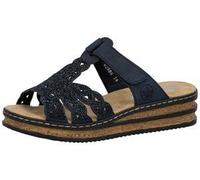 Rieker Mules 62986 pour Femme, Bleu, 3.5 UK