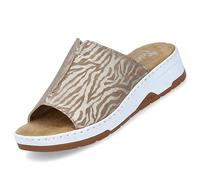 Rieker Mules Ã coins pour femmes Beige 41