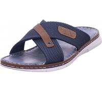 Rieker - Mules bleu ko, taille:40, couleur:atlantis/noisette 14
