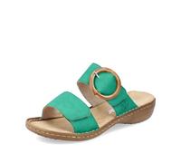 Rieker Mules Femmes 60894, Pointure:37 EU, La Couleur:Vert