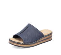Rieker Mules Femmes 62905, Pointure:39 EU, La Couleur:Bleu