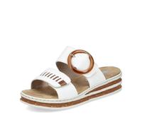 Rieker Mules femmes 62993, Pointure:37 EU, La couleur:blanc