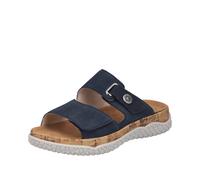 Rieker Mules Femmes Avec Plateforme Et Deux Sangles Fermeture Scratch V0300