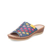 Rieker Mules pour femme 61336, Bleu Combi 90, 39 EU