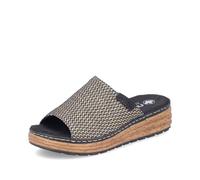 Pantoufles pour femmes Rieker 62768-90 schwarz 40