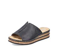 Rieker Mules pour femme 629M9, pantoufles pour femme, Noir 00., 38 EU Étroit