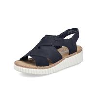 Rieker Mules pour femme 69264, pantoufles pour femme, Bleu 14., 40 EU Large