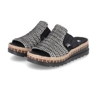 Rieker Mules pour femme en combinaison noire, Combinaison noire., 36 EU Schmal