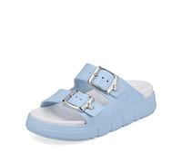 Rieker Mules pour femme P2180, pantoufles pour femme, Bleu 10., Small