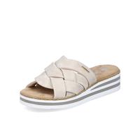 Rieker Mules pour femme V0208, Beige 60., 39 EU Étroit