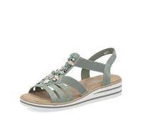 Rieker Mules pour femme V0649, Vert 52., 40 EU Étroit