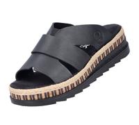 Rieker Mule V7989 – Pour femme, noire, Taille 39