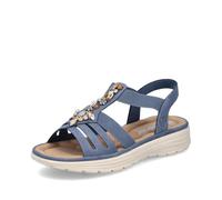 Rieker Mules pour femme V8549, pantoufles pour femme, Bleu 10., 43 EU