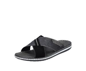 Rieker Mules pour homme 21098, Noir, 42 EU