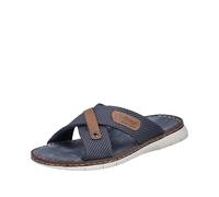 Rieker - Mules bleu ko, taille:40, couleur:atlantis/noisette 14
