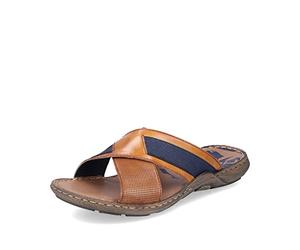 Rieker Mules pour homme 22080 à enfiler, Marron, 44 EU