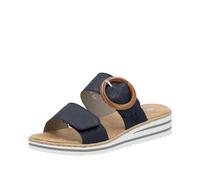 Rieker Mules V0692 pour Femme, Bleu, 36 EU