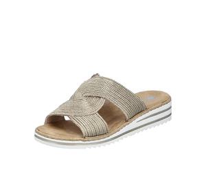 Rieker Mules V06r4 pour femme, or, 37 EU