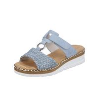 Rieker Mules V1243 pour femme, bleu, 40 EU