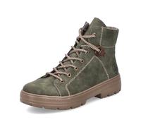 Rieker N0030 Bottines à lacets pour femme, avec semelle amovible, Vert 54, 42 EU