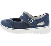 Rieker Ballerines N1350 pour Femme, Bleu, 36 EU