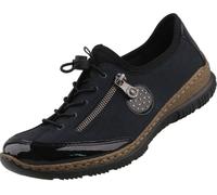 Rieker N3268-01 Chaussures Femmes Baskets à lacets, Taille:41 EU, Couleur:Bleu