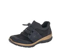 Rieker N32x8-00, Sneakers Basses Femme, Noir (Schwarz/Schwarz/Schwarz 00), 39 EU