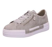Rieker Frühjahr/Sommer N49C2 Sneakers Basses femme Gris (Cement/Silver 40) 36 EU