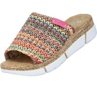 Rieker Narona Chaussures Femmes Pantolette Multicolore Loisirs, Taille:41 EU