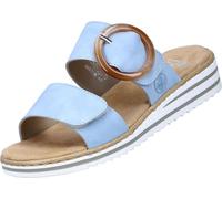 Rieker Femme V0692 Mules, Bleu, 42 EU