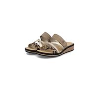 Rieker Pantoufles Compensées Beige Sandales Daim V3652-62
