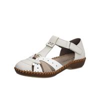 Rieker Pantoufles M1655 pour femme, beige, 39 EU